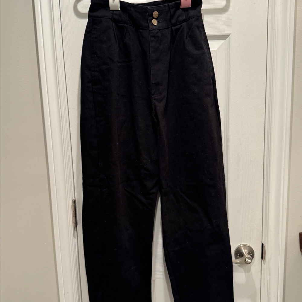 Lucy & Yak Black Addison Trousers